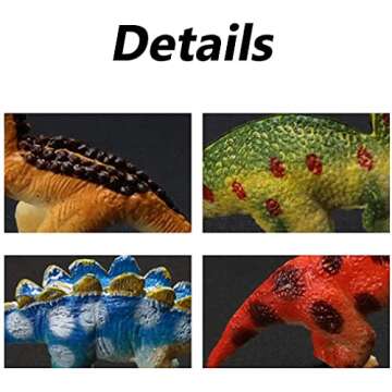 Affordable HAPTIME Mini Dinosaur Figures for Creative Play