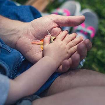 Affordable HAPTIME Mini Dinosaur Figures for Creative Play