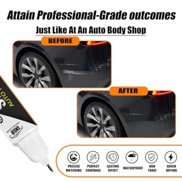 Car Touch up Paint(Stealth Grey(PN01)) Compatible with Tesla Model Y/3/X/S, Car Paint Pen Scratch Re...