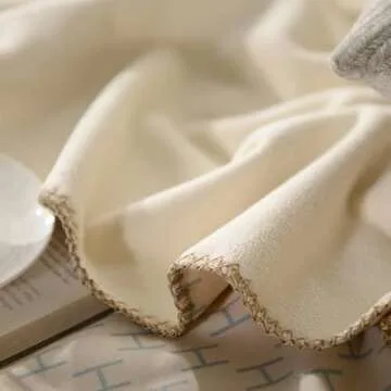 Croker Horse Luxury Yellow Cashmere Throw Blanket