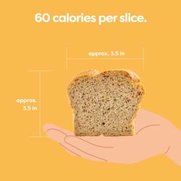 Kiss My Keto Bread Zero Carb (0g-Net) – Wheat Bread Loaf, Low Calorie Bread – Sugar Free Bread & High Protein Bread – Thin Sliced Bread, Sandwich Bread Whole Wheat (Variety Mix, 4-pack)
