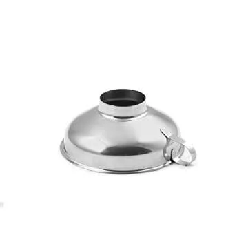 Farm to Table Wide Mouth Canning Funnel, Stainless Steel, 5.75-Inch Metallic
