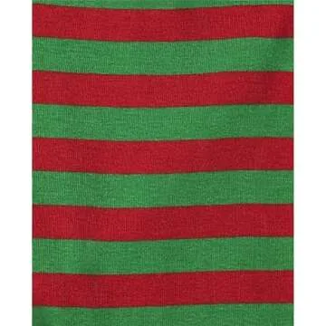 The Children's Place baby girls Family Matching Christmas Holiday Sets, Snug Fit 100% Cotton, Adult, Big Kid, Toddler, Pajama Set, Elf Suit, 0-3 Months US