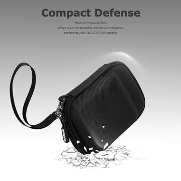 Ginsco JBL Go 4 Hard Shell Case for Travel and Protection