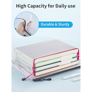 JARLINK 18 Pack Waterproof Mesh Zipper Bags for Organization