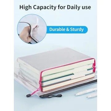 JARLINK 18 Pack Waterproof Mesh Zipper Bags for Organization