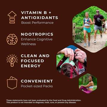 Caffeine Energy Chew 3-Pack: Vegan Energy Gummies