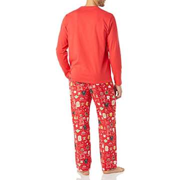 Amazon Essentials Disney | Marvel | Star Wars Men's Flannel Pajama Sleep Sets, Star Wars Holiday - M...