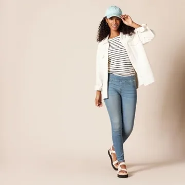 Amazon Essentials Mid-Rise Pull-On Jegging - Perfect Fit