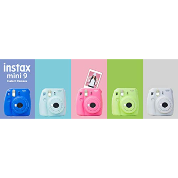 Fujifilm Instax Mini 9 Instant Camera in Ice Blue