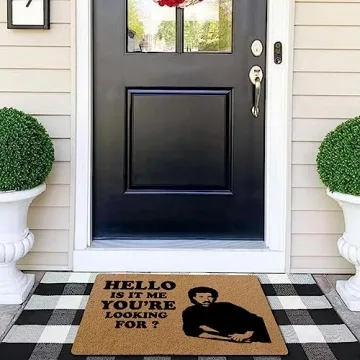 Funny Doormat for Welcoming Guests with Humor