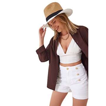 BIG DART Oversized Button Down Shirts for Women - Stylish & Versatile