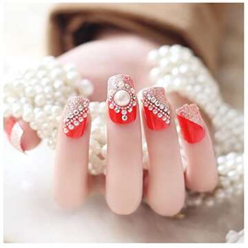 White Pearl Rhinestone Stickers Eye Gems Face Jewels Body Crystal Makeup Diamonds Temporary Tattoo Dots for Women Girls 3D Self Adhesive Flatback Pearls Nail Art Decorations 4 Sheets 2800 PCS (White)