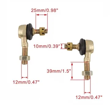 WOOSTAR Tie Rod End Replacement for ATV Scooter Go Kart
