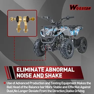 WOOSTAR Tie Rod End Replacement for ATV Scooter Go Kart