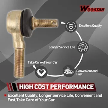 WOOSTAR Tie Rod End Replacement for ATV Scooter Go Kart