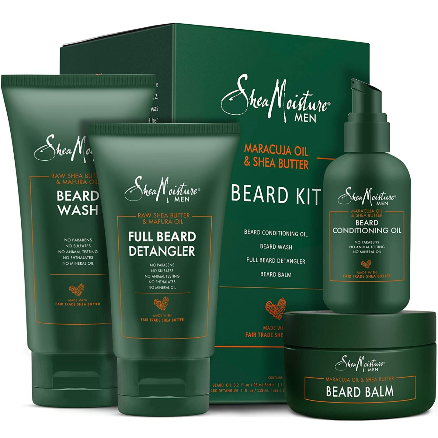 Ultimate Shea Moisture Beard Grooming Kit for Men