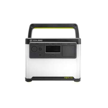 Goal Zero Yeti Portable Power Station, Yeti 700 + Nomad 100, 677 Watt Hour LiFePO4 Battery, Water resistant & Dustproof Solar Generator For Outdoors, Camping, Tailgating, & Home