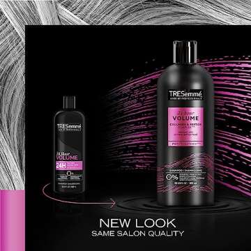 TRESemmé Shampoo and Conditioner Set, 24 Hour Volume + Keratin Repair Hair Mask – Volumizing Hair Products for Fine Hair with Collagen & Peptide Complex (3 Piece Set)