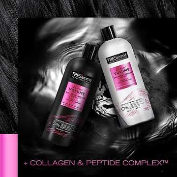 TRESemmé Shampoo and Conditioner Set, 24 Hour Volume + Keratin Repair Hair Mask – Volumizing Hair Products for Fine Hair with Collagen & Peptide Complex (3 Piece Set)