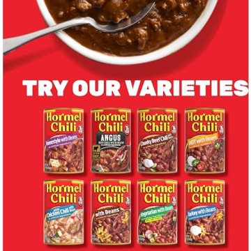 Delicious HORMEL Chili Hot with Beans - Perfect Pantry Staple