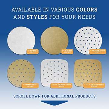 Reli. Parchment Paper Roll (15" x 250 ft) w/Dispenser Box, Brown | Unbleached Parchment Paper for Baking & Air Fryer | Food Grade Baking Paper Liners |Non-Stick, Cooking Paper for Grilling & Steaming