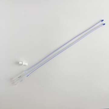 Purelife Enema Silicone Colon Tubes for Enemas - 2 Pack - Free Silicone Connector - 16" x 18FR - for Higher Insertion - Individually Sealed