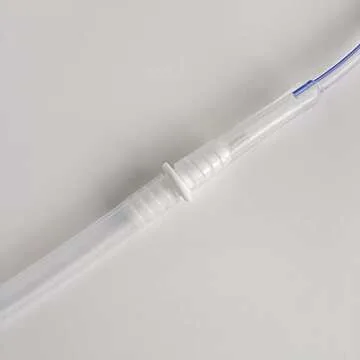 Purelife Enema Silicone Colon Tubes for Enemas - 2 Pack - Free Silicone Connector - 16" x 18FR - for Higher Insertion - Individually Sealed