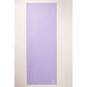 Shandali Gosweat Hot Yoga Towel, Color Violet, Size 26.5 x 72
