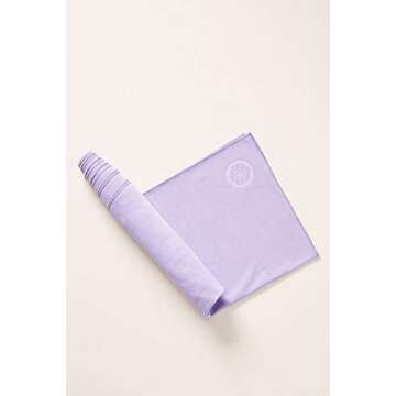 Shandali Gosweat Hot Yoga Towel, Color Violet, Size 26.5 x 72