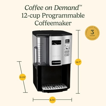 Experience Cuisinart DCC-3000 Coffee Maker Convenience
