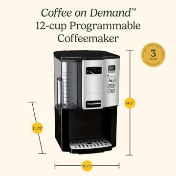 Experience Cuisinart DCC-3000 Coffee Maker Convenience