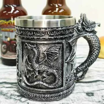 Dragon Mug for Dungeons and Dragons Fans