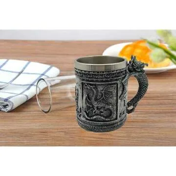 Dragon Mug for Dungeons and Dragons Fans