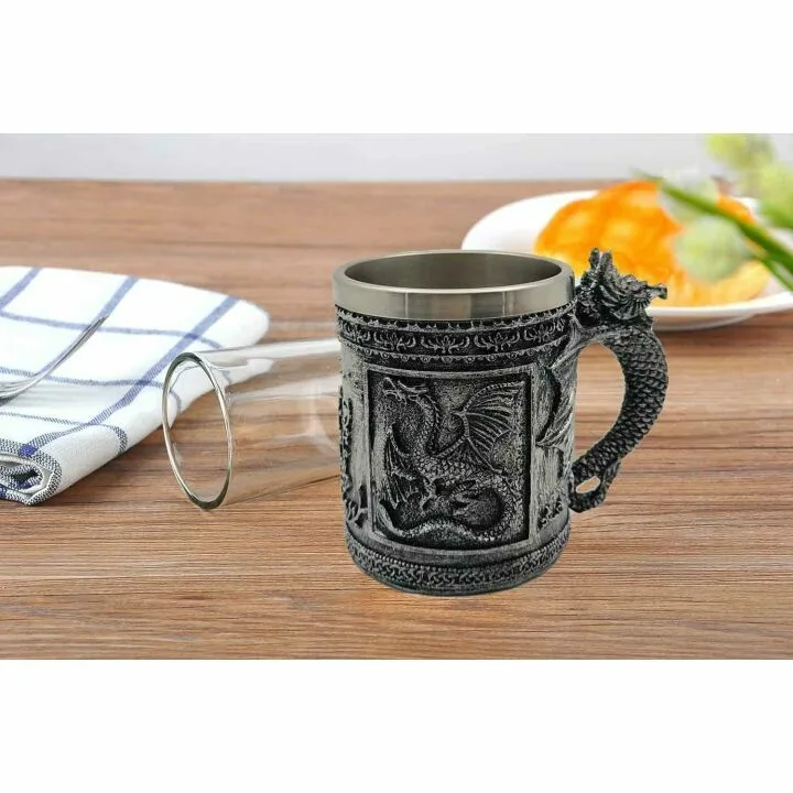 Dragon Mug for Dungeons and Dragons Fans