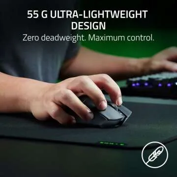 Razer DeathAdder V3: 55g Wireless Gaming Mouse