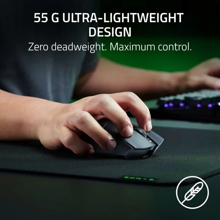 Razer DeathAdder V3: 55g Wireless Gaming Mouse