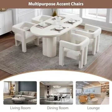 Buy GNIXUU Modern Dining Chairs Set of 6 for Comfort and Style