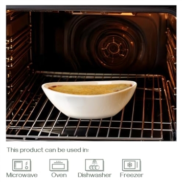 DOWAN 9" Large Serving Bowls Set of 4 for Parties