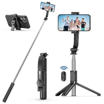 SelfieShow Selfie Stick - Extendable Tripod with Remote for iPhone, Samsung & More