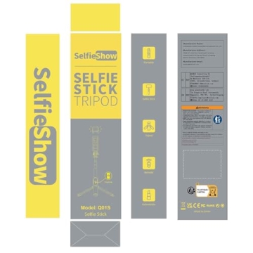 SelfieShow Selfie Stick Tripod with Wireless Remote