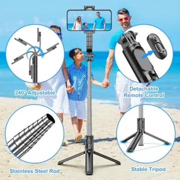 SelfieShow Selfie Stick Tripod with Wireless Remote