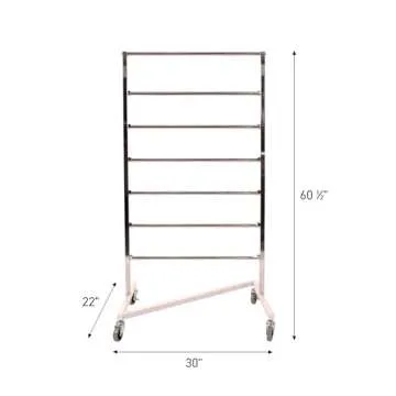 SSWBasics Z-Truck Clothing Hanger Storage System - Efficiently Organize Dress Hangers, Skirt, and Pa...