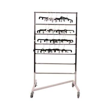SSWBasics Z-Truck Clothing Hanger Storage System - Efficiently Organize Dress Hangers, Skirt, and Pant Hangers - 30" W x 22" D x 60½"H - Ideal for Retail, Resale, and Thrift Stores