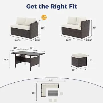 Wisteria Lane 7-Piece Outdoor Patio Furniture Set