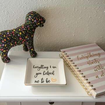 Ceramic Ring Dish Gift for Mother's Day and Birthdays