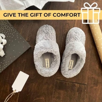 Dearfoams Women's Stylish Chenille Clog Slippers