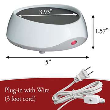 Candle Warmers Etc Auto Shutoff Candle Warmer Plate