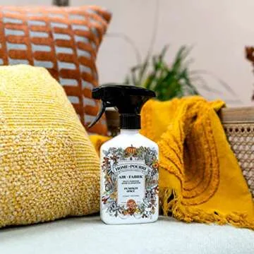 Home-Pourri Air + Fabric Multi-Purpose Odor Eliminator, Pumpkin Spice, 11 Fl Oz - Pumpkin, Cinnamon and Cardamom