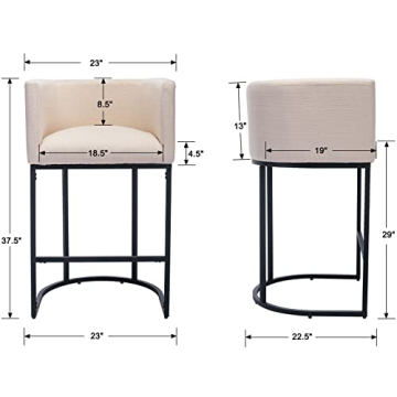 Wahson Set of 2 Stylish & Comfortable Bar Stools